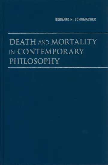 Cover of Death and Mortality in Contemporary Philosophy