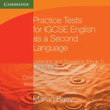 Cover of Practice Tests for IGCSE English as a Second Lang. Listening and Speaking, Core Level Book 1 ACDs