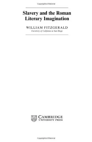 Cover of Slavery and the Roman Literary Imagination