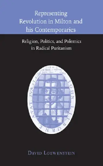 Cover of Representing Revolution in Milton and His Contemporaries