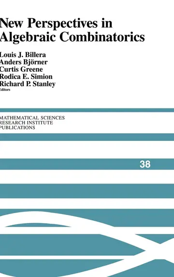 Cover of New Perspectives in Algebraic Combinatorics