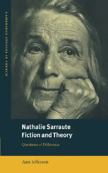 Cover of Nathalie Sarraute, Fiction and Theory