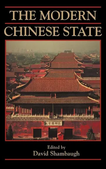 Cover of The Modern Chinese State