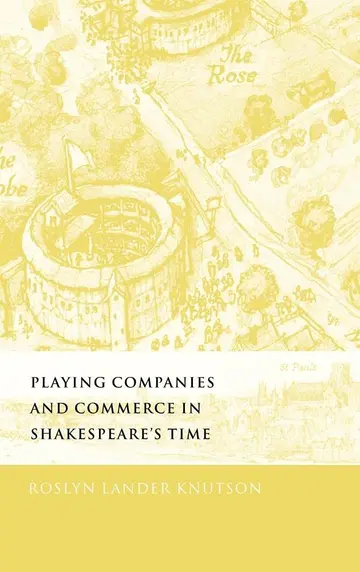 Cover of Playing Companies and Commerce in Shakespeare's Time