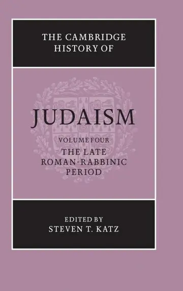 Cover of The Cambridge History of Judaism