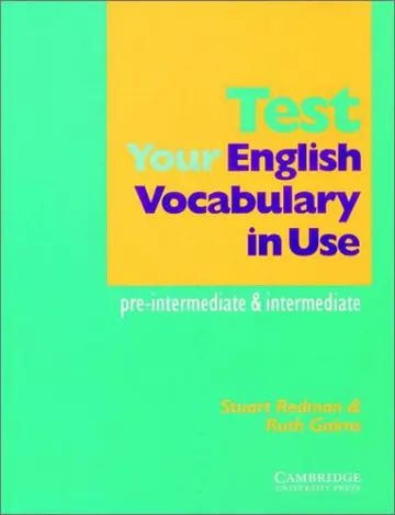 Cover of Test English Vocab Use
