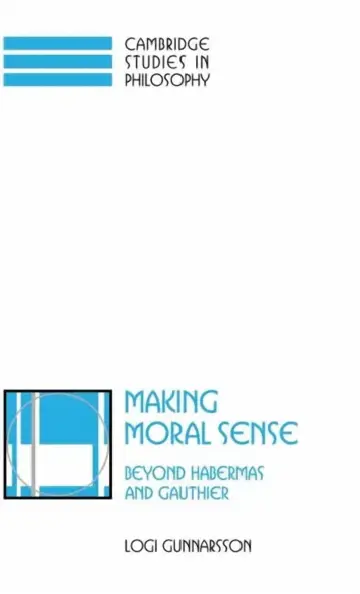 Cover of Making Moral Sense