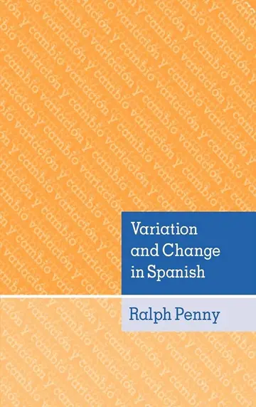 Cover of Variation and Change in Spanish
