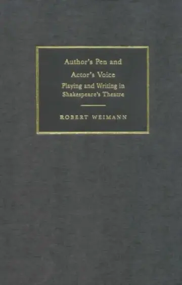 Cover of Author's Pen and Actor's Voice