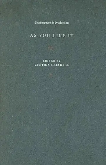 Cover of As You Like It