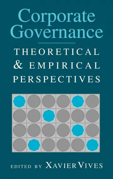 Cover of Corporate Governance