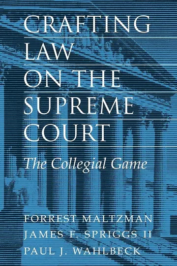 Cover of Crafting Law on the Supreme Court