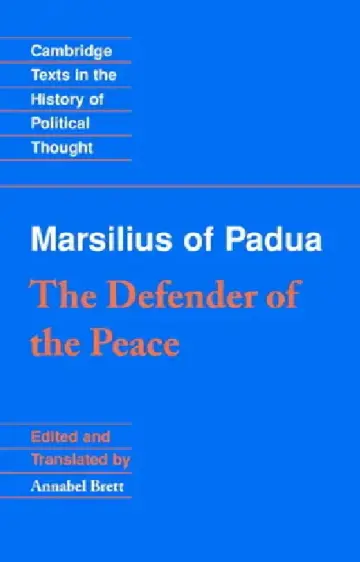 Cover of Marsilius of Padua