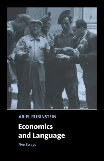 Cover of Economics and Language
