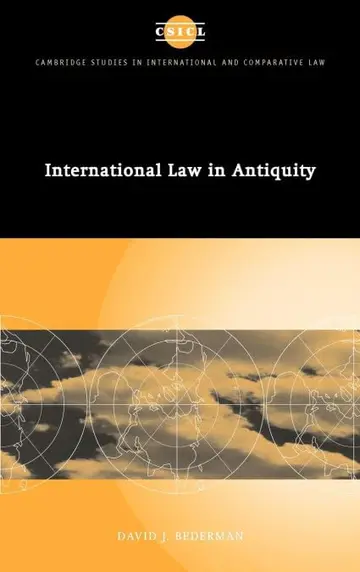 Cover of International Law in Antiquity