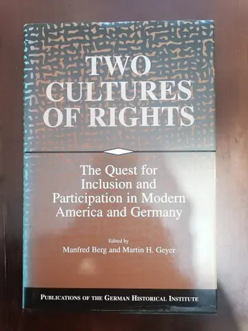 Cover of Two Cultures of Rights