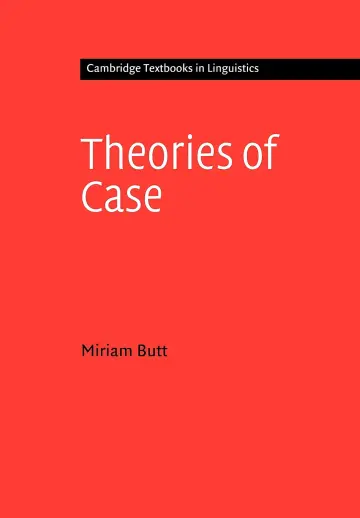 Cover of Theories of Case