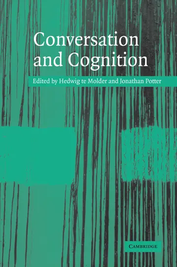 Cover of Conversation and Cognition