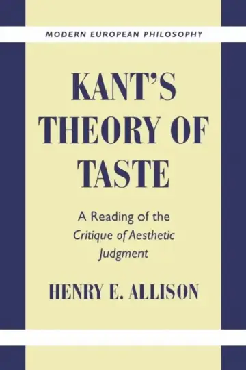 Cover of Kant's Theory of Taste