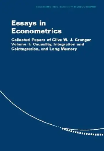 Cover of Essays in Econometrics