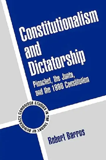 Cover of Constitutionalism and Dictatorship