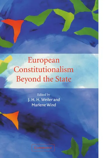 Cover of European Constitutionalism beyond the State