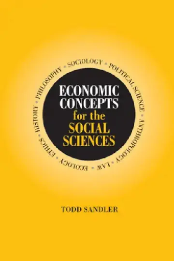 Cover of Economic Concepts for the Social Sciences