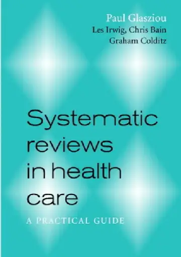 Cover of Systematic Reviews in Health Care