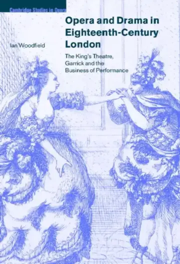 Cover of Opera and Drama in Eighteenth-Century London