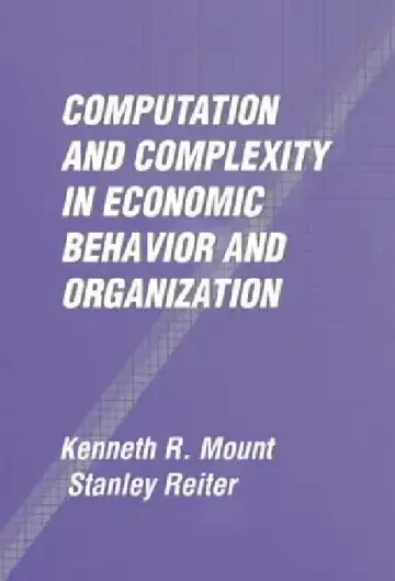 Cover of Computation and Complexity in Economic Behavior and Organization