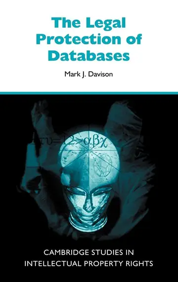 Cover of The Legal Protection of Databases
