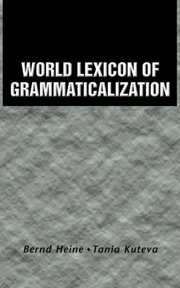 Cover of World Lexicon of Grammaticalization