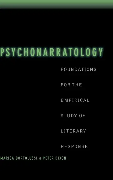 Cover of Psychonarratology
