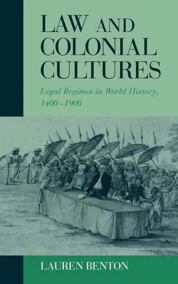 Cover of Law and Colonial Cultures