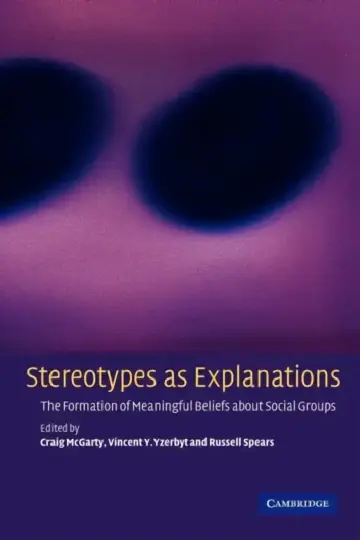 Cover of Stereotypes as Explanations