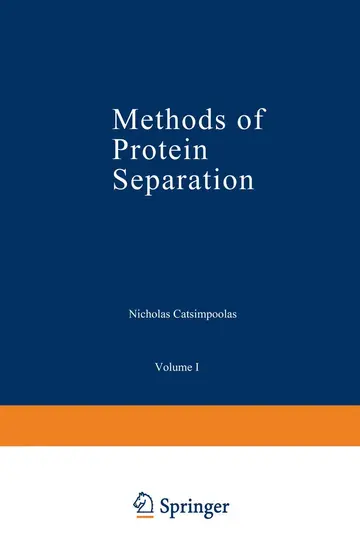Cover of Methods of Protein Separation