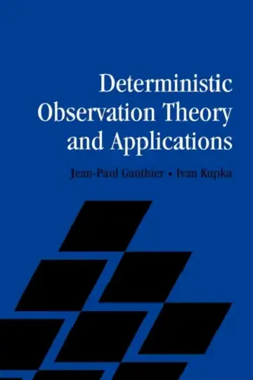 Cover of Deterministic Observation Theory and Applications
