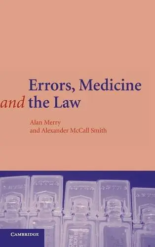 Cover of Errors, Medicine and the Law