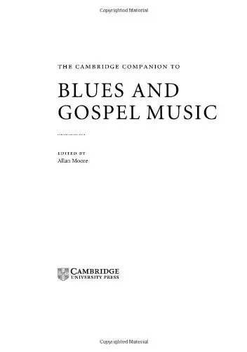 Cover of The Cambridge Companion to Blues and Gospel Music