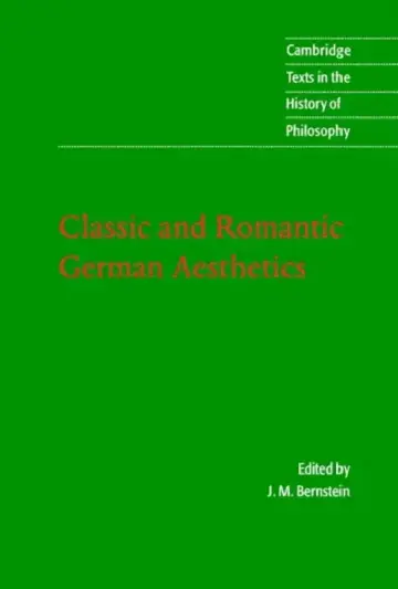 Cover of Classic and Romantic German Aesthetics