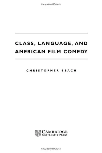 Cover of Class, Language, and American Film Comedy