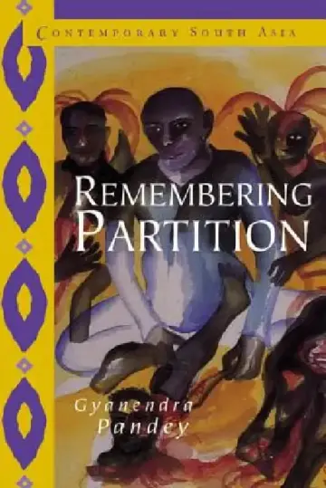 Cover of Remembering Partition