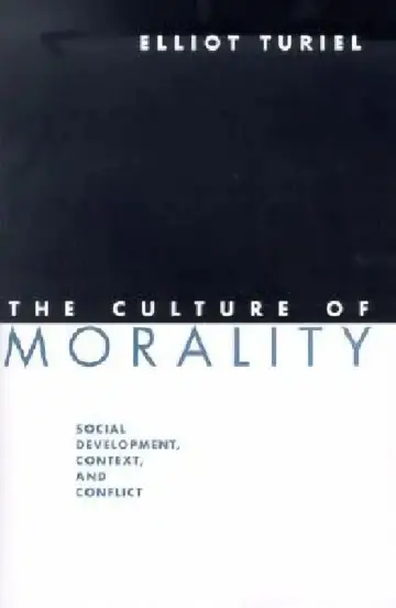 Cover of The Culture of Morality