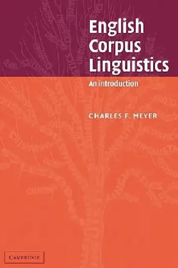 Cover of English Corpus Linguistics