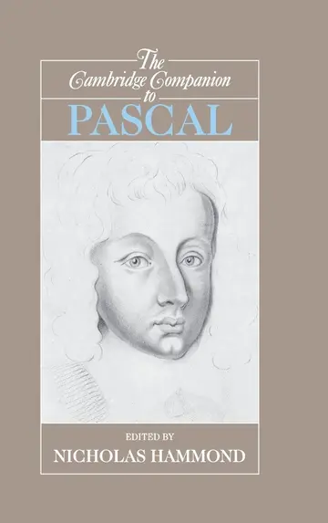 Cover of The Cambridge Companion to Pascal