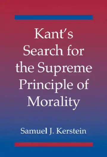 Cover of Kant's Search for the Supreme Principle of Morality