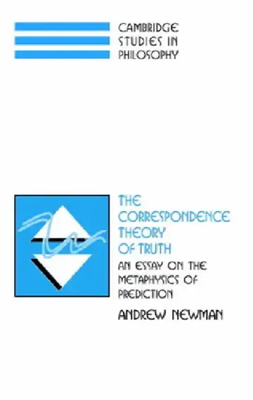 Cover of The Correspondence Theory of Truth