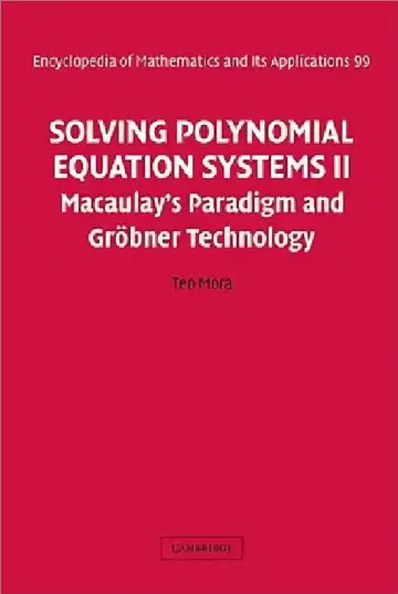 Cover of Solving Polynomial Equation Systems II