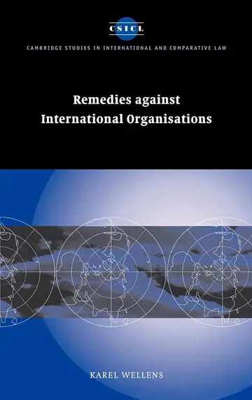 Cover of Remedies against International Organisations