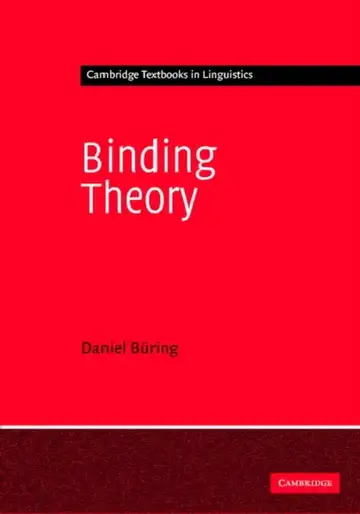 Cover of Binding Theory